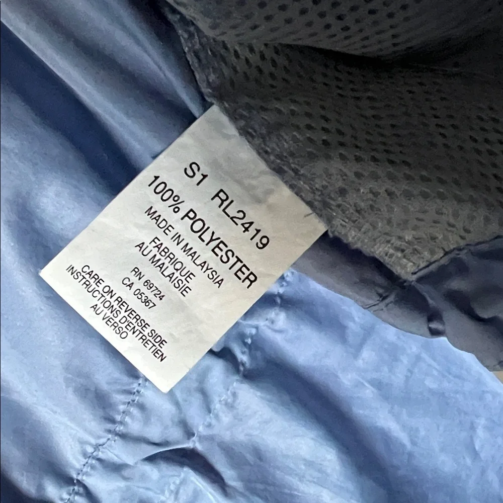 VTG Columbia Women’s Light Jacket Blue Cream Colorblock Windbreaker‎ Small